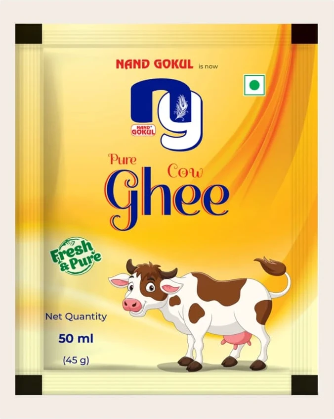 Nand Gokul Pure Cow Ghee 50 ml · Pouch
