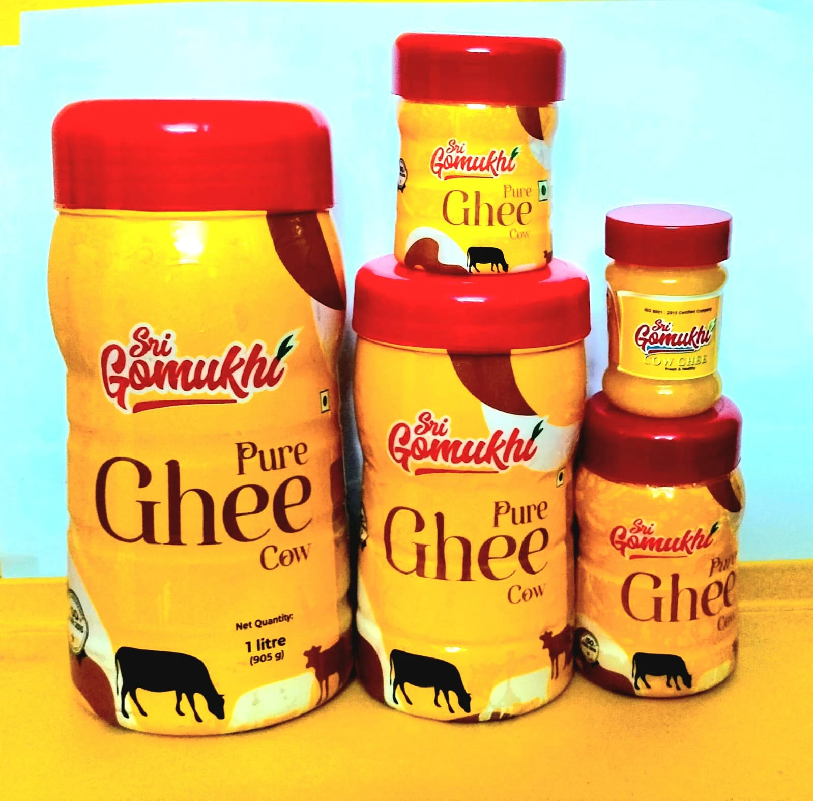 Sri Gomukhi Pure Cow Ghee 1 litre · Jar